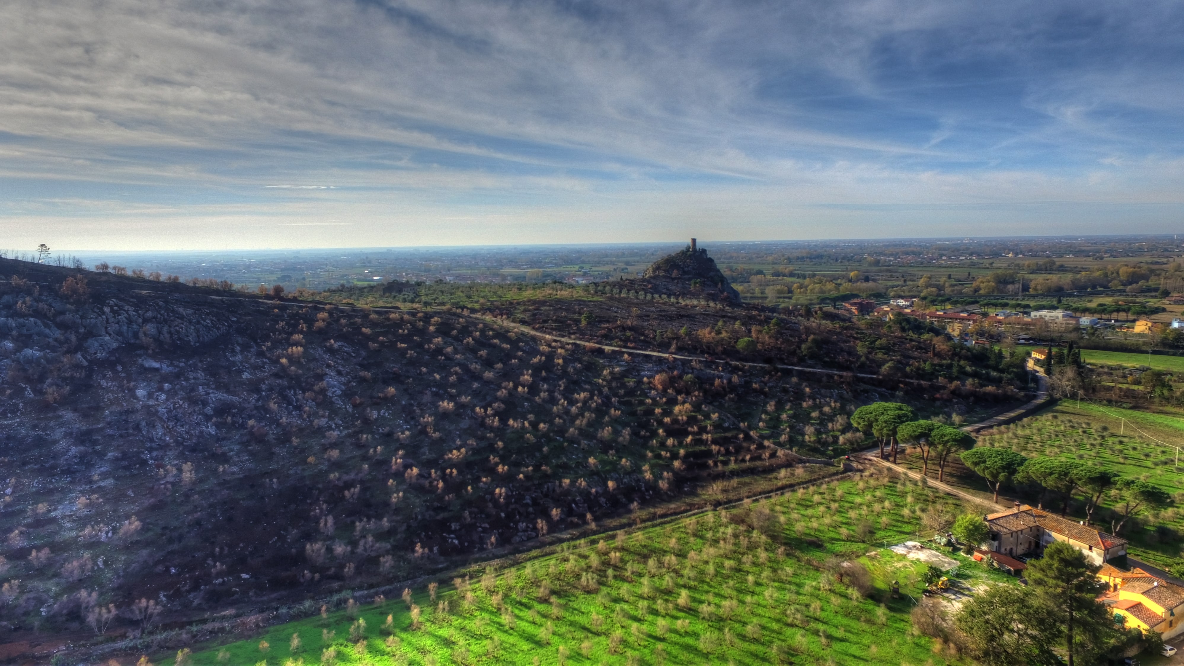 foto del volo Crespignano – Calci – novembre 2018
