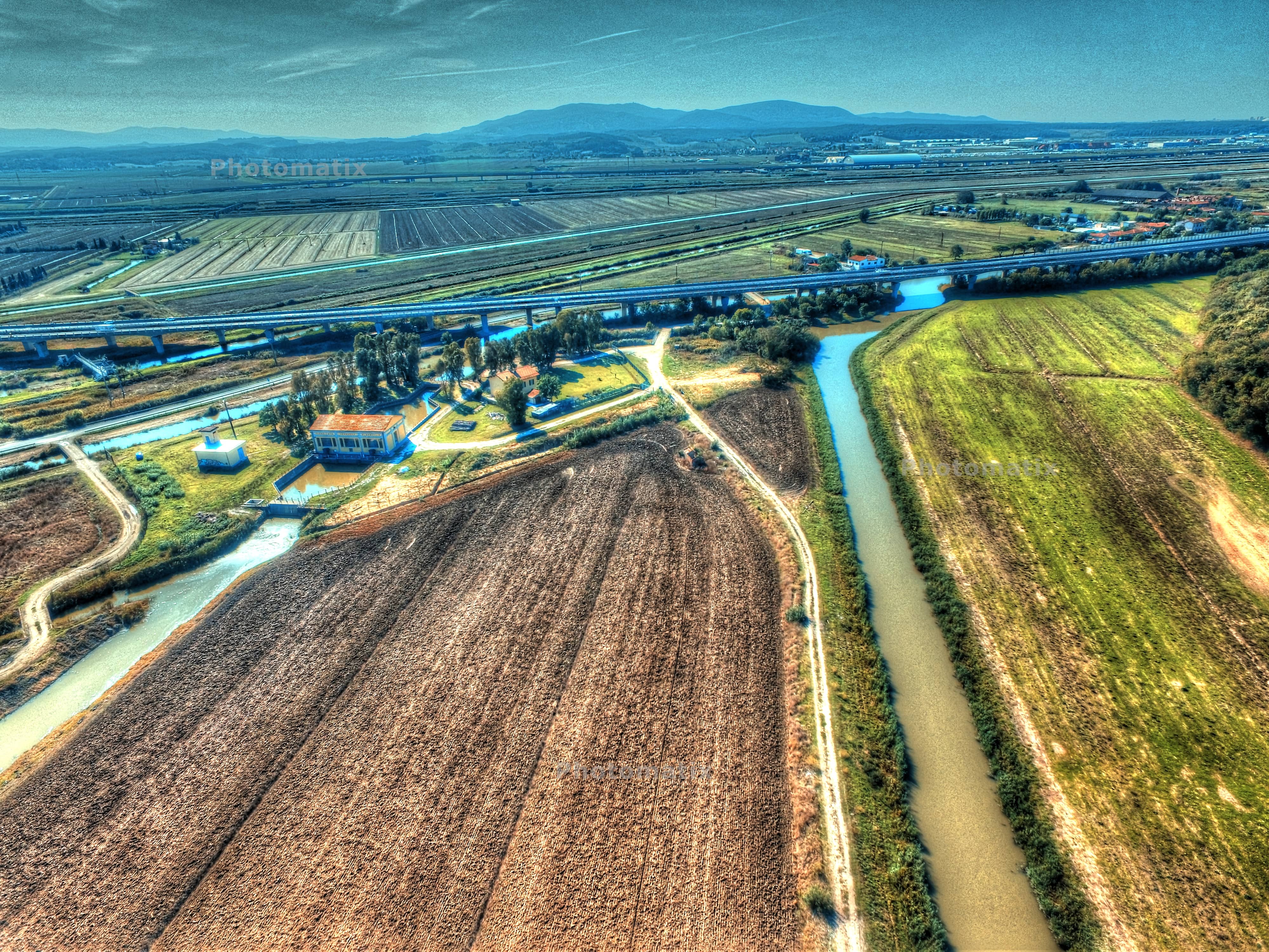 foto del volo Impianto idrovoro Biscottino – settembre 2016