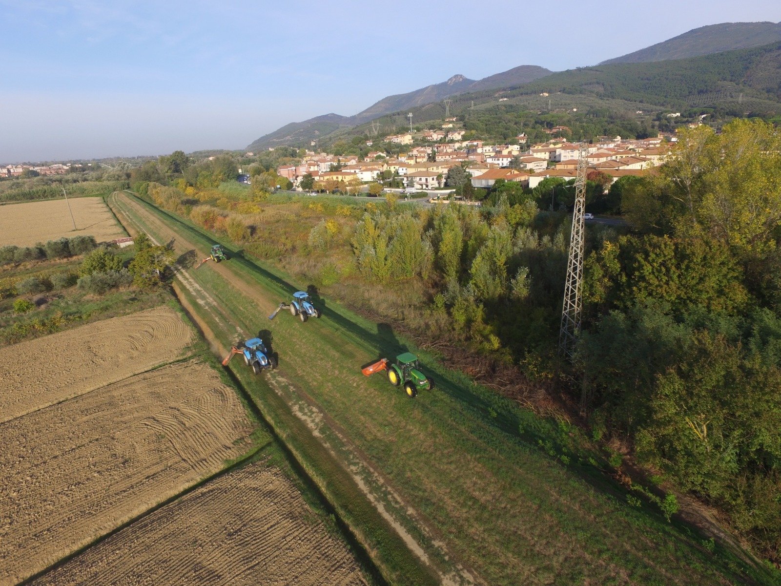 foto del volo Taglio Arno ovest dx II cat - ottobre 2019